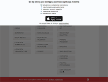 Tablet Screenshot of bip.lewin-brzeski.pl